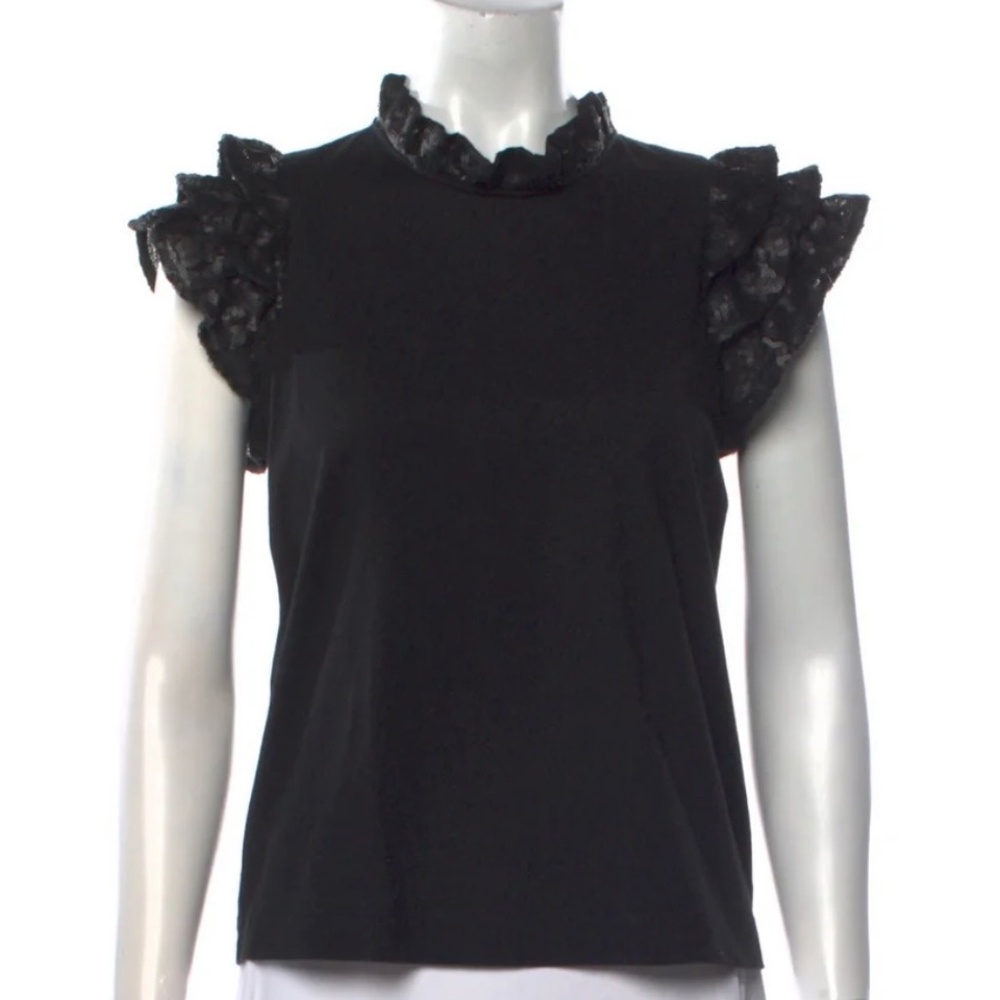 Sea New York Mock Neck Sequin Top